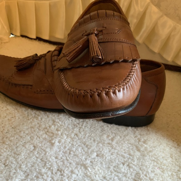 JOHNSTON & MURPHY BRELAND KITTIE MENS LEATHER TASSEL LOAFERS main image 14